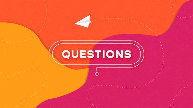 Questions sermon series graphic